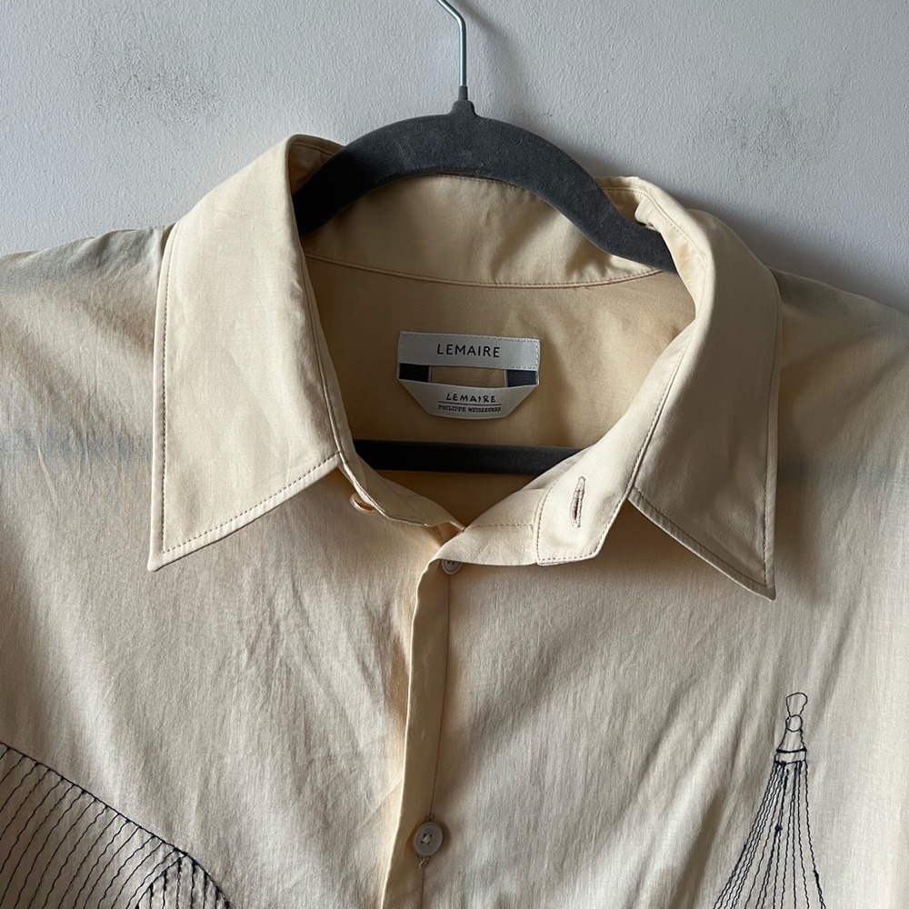 Lemaire x Philippe Weisbecker Relaxed Shirt - Large - Picture 14 of 16